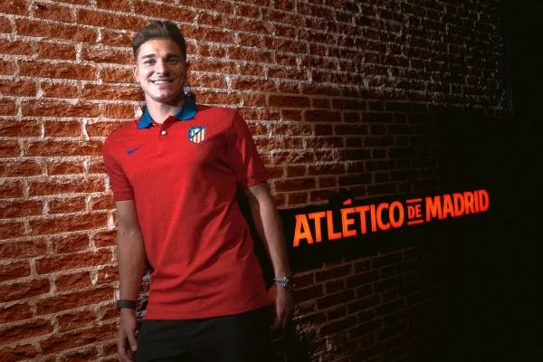 Julián Álvarez reveló el chiste que le hizo Simeone apenas llegó a Atlético de Madrid