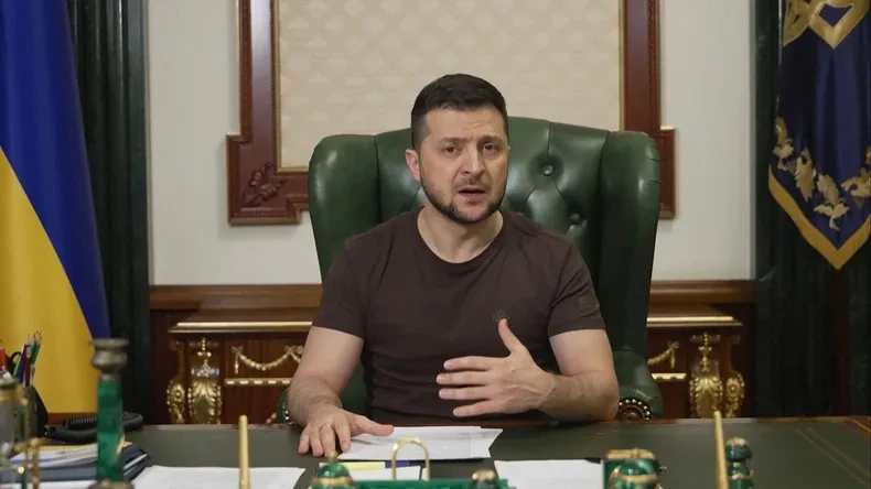 Volodymyr Zelenskyy, presidente de Ucrania. 