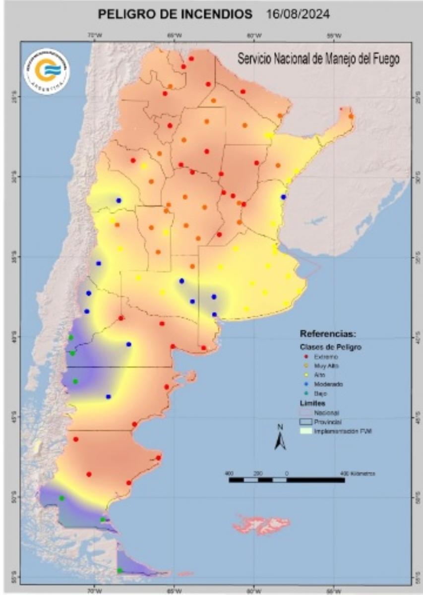 Alerta para Tucumán: pronostican una situación crítica y explosiva de incendios hasta el viernes