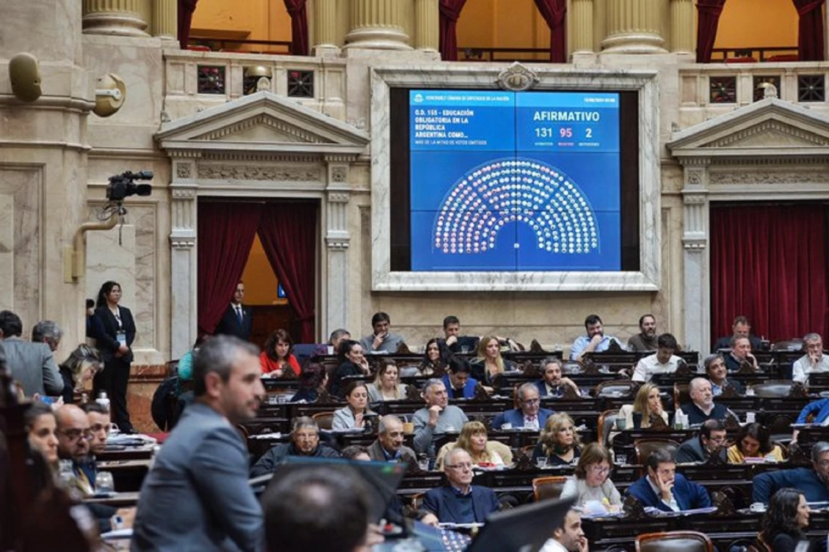 EN LA MADRUGADA. Diputados aprobó la Ley Finocchiaro. 