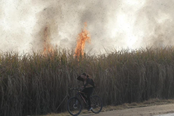 VIDEO. Fuego, humo y hollín: se agrava la contaminación del aire en el sur de la provincia