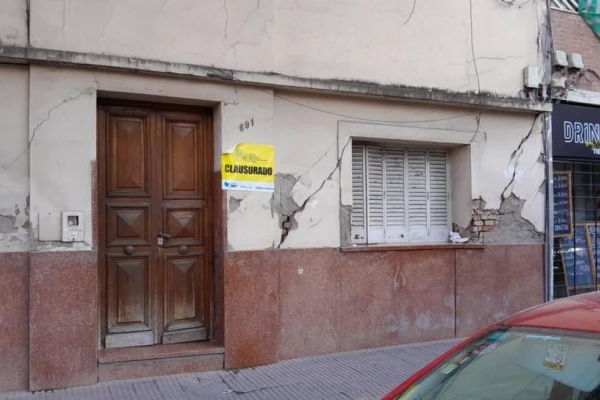 Se labraron 40 multas por fachadas con riesgo de derrumbe