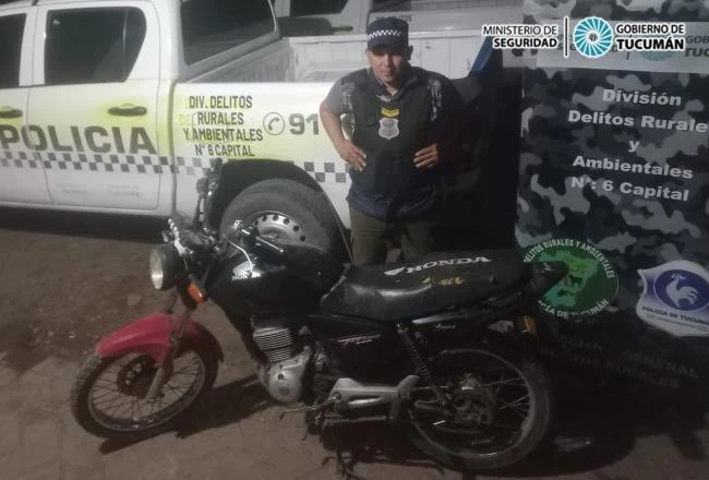 Secuestran una motocicleta: había sido robada y un hombre la ofrecía a la venta