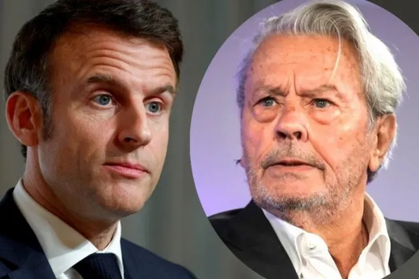 Macron despidió a Alain Delon: “Era un monumento francés”