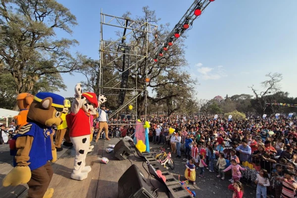 Día del Niño: tarde de magia y de sonrisas en el parque 9 de Julio