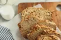 Delicioso budín de avellanas con tan sólo tres ingredientes: una receta sin harinas y sin lácteos