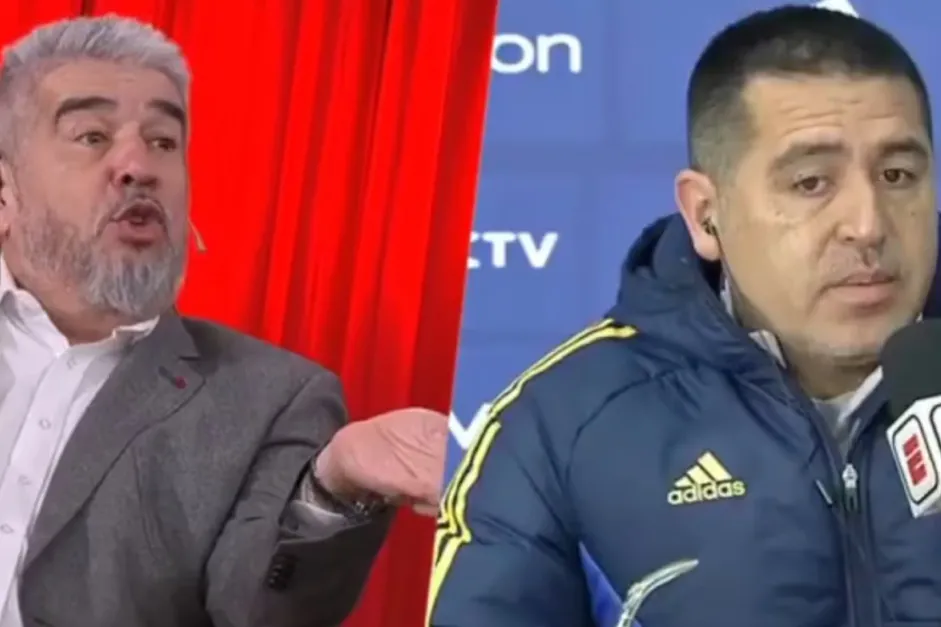 La fuerte pelea entre Riquelme y “Chavo” Fucks en plena entrevista: A mí no me reta ni mi viejo