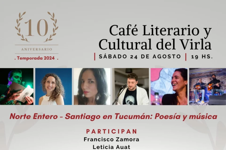 Todo listo para una nueva edición del Café Literario y Cultural del Virla