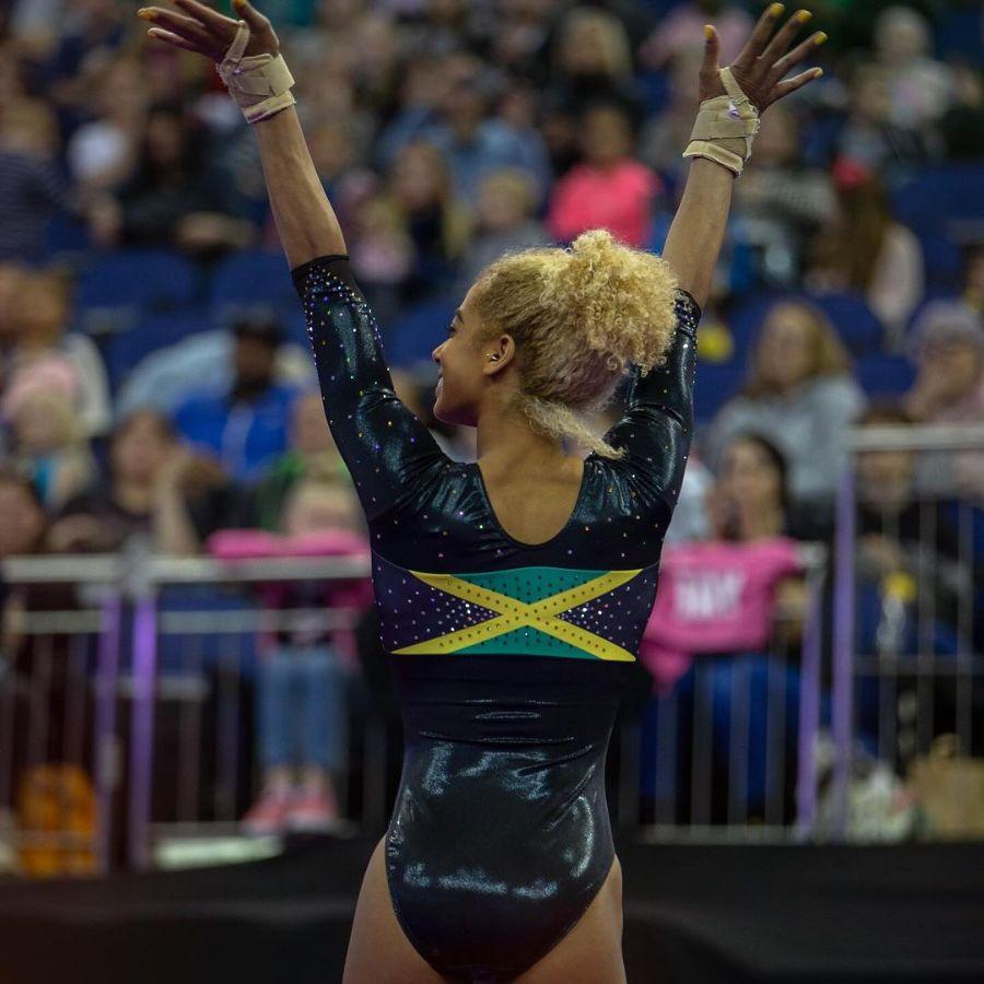 TOKYO 2020. La atleta compitió en representación de Jamaica./ Instagram @danusiafrancis