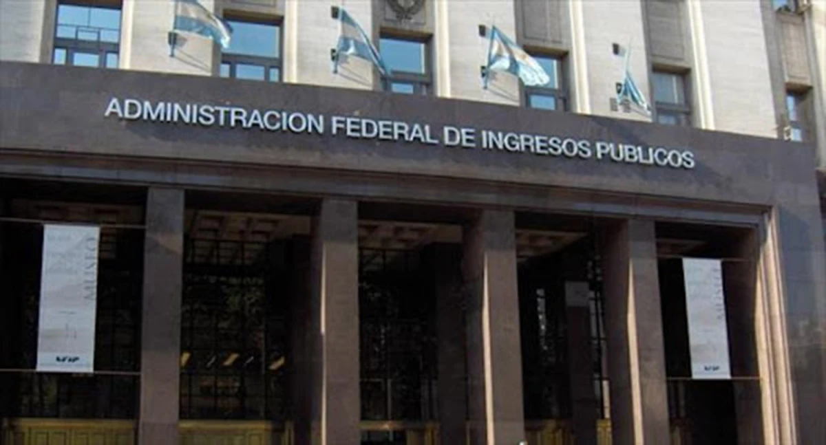 Fachada de la AFIP.