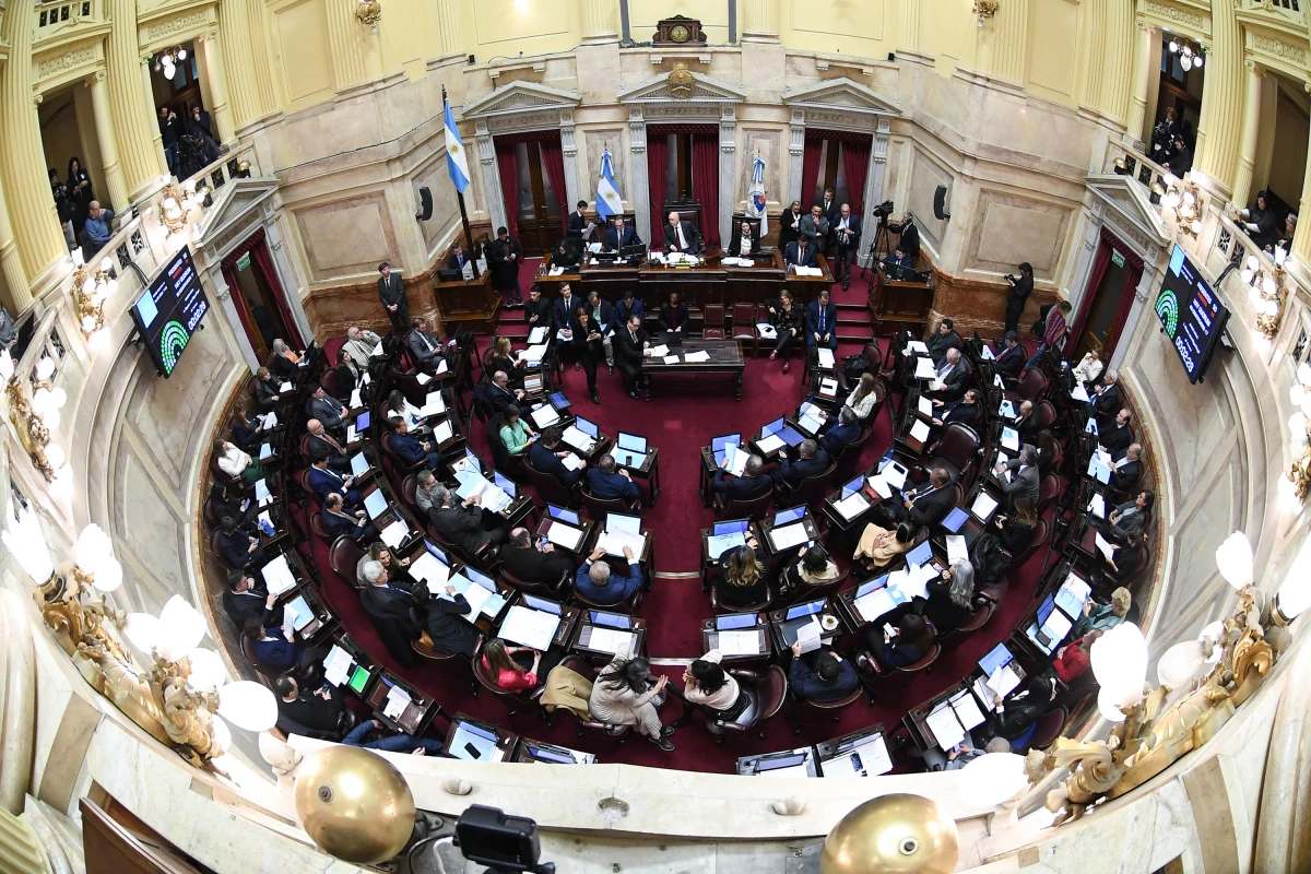 Recinto de la Cámara Alta. PRENSA SENADO