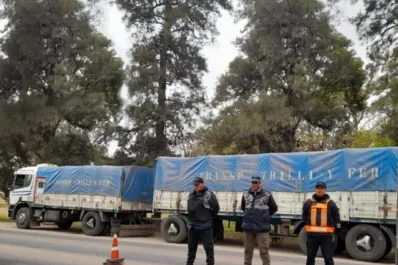 Minería y Delitos Rurales secuestraron un camión con arena por falta de documentación