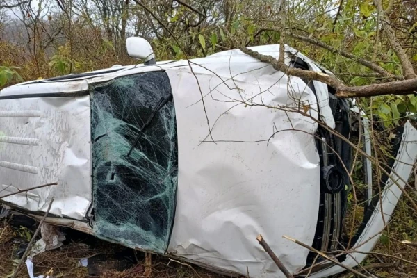 Denunció el robo de su camioneta, pero en realidad se desbarrancó camino a Raco