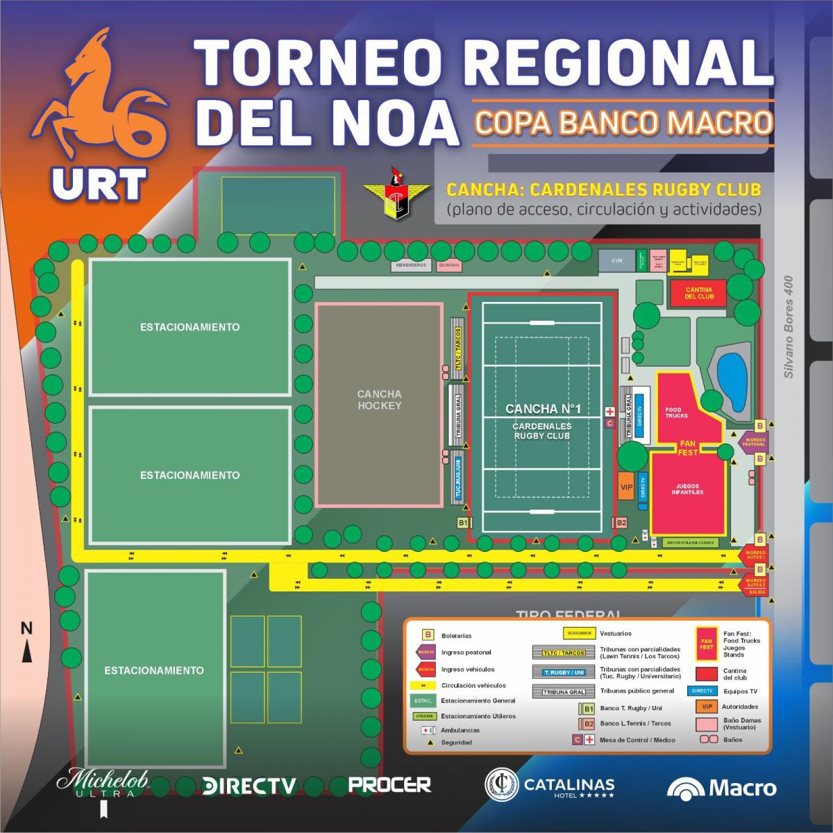 Así se distribuirán las hinchadas de Lawn Tennis y Tucumán Rugby en la final del Regional del NOA