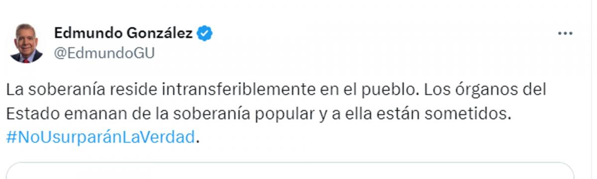 Venezuela: González Urrutia rechazó el fallo del Supremo que confirmó la victoria de Maduro