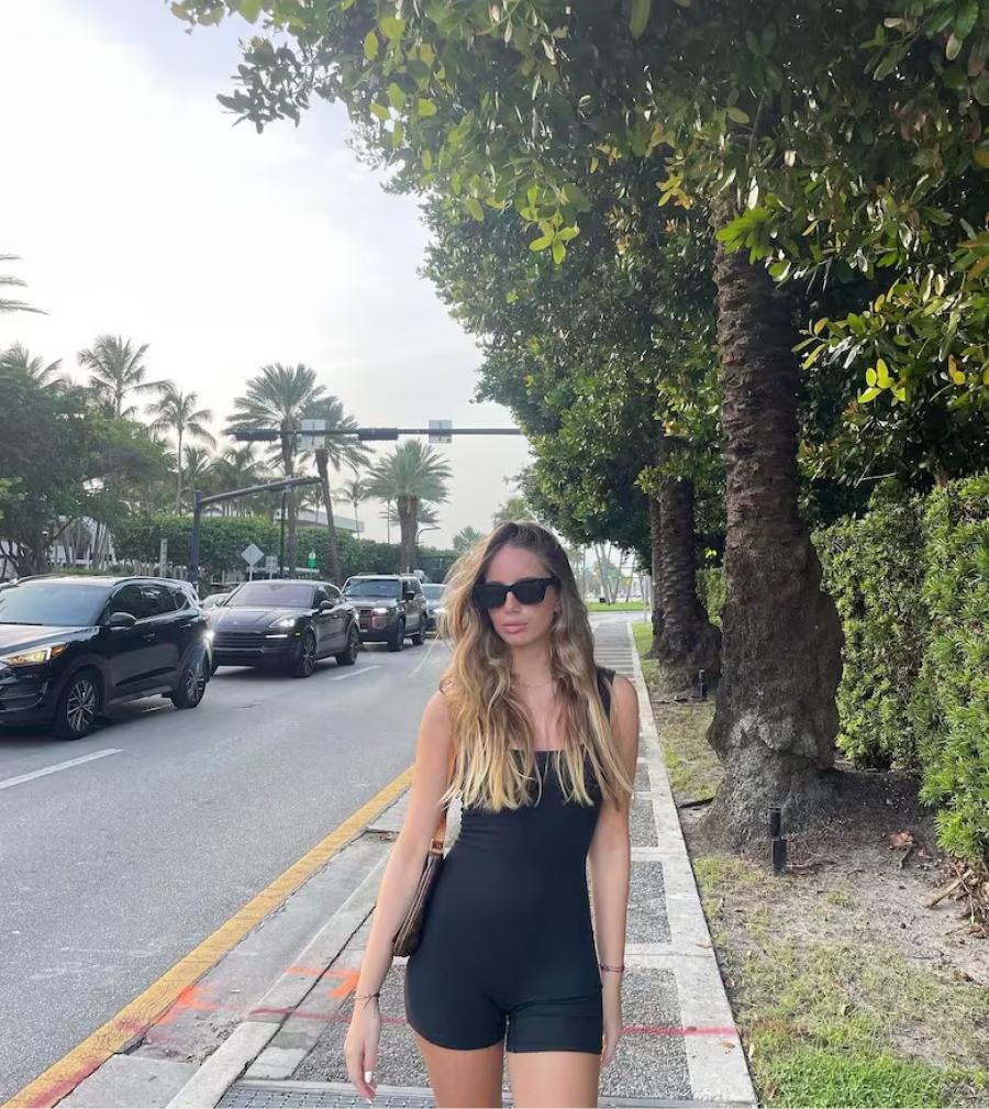 Charo Calamaro en su últimas vacaciones en Miami