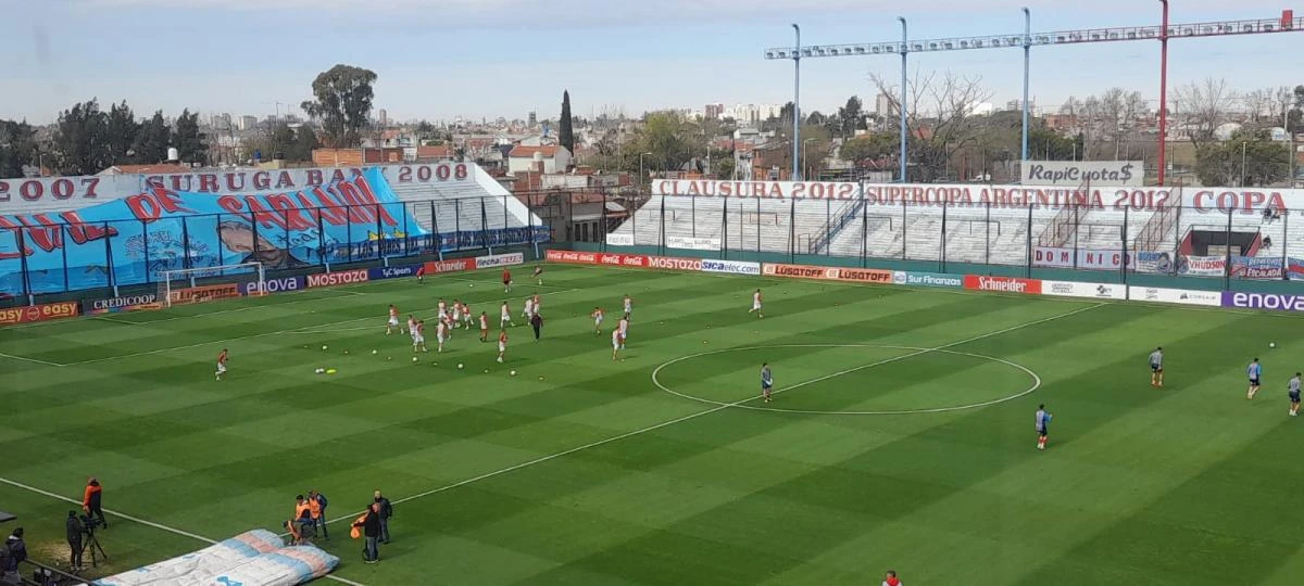 San Martín realiza la entrada en calor