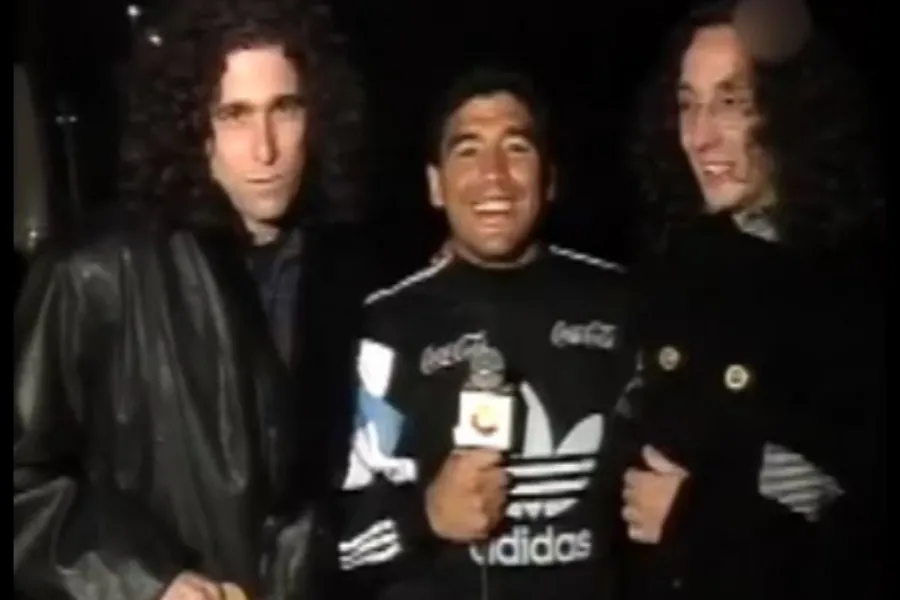 La respuesta de Calamaro a un usuario que los acusó de drogadictos a él, a Maradona y a Fito Páez