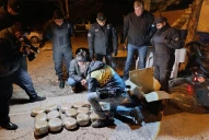 Encuentran 61 kilos de marihuana en un tour de compra en Trancas