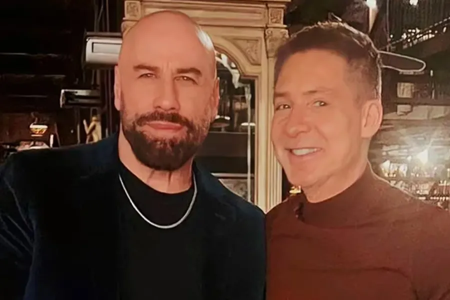 Adrián Suar se encontró con John Travolta en una famosa tanguería de Buenos Aires