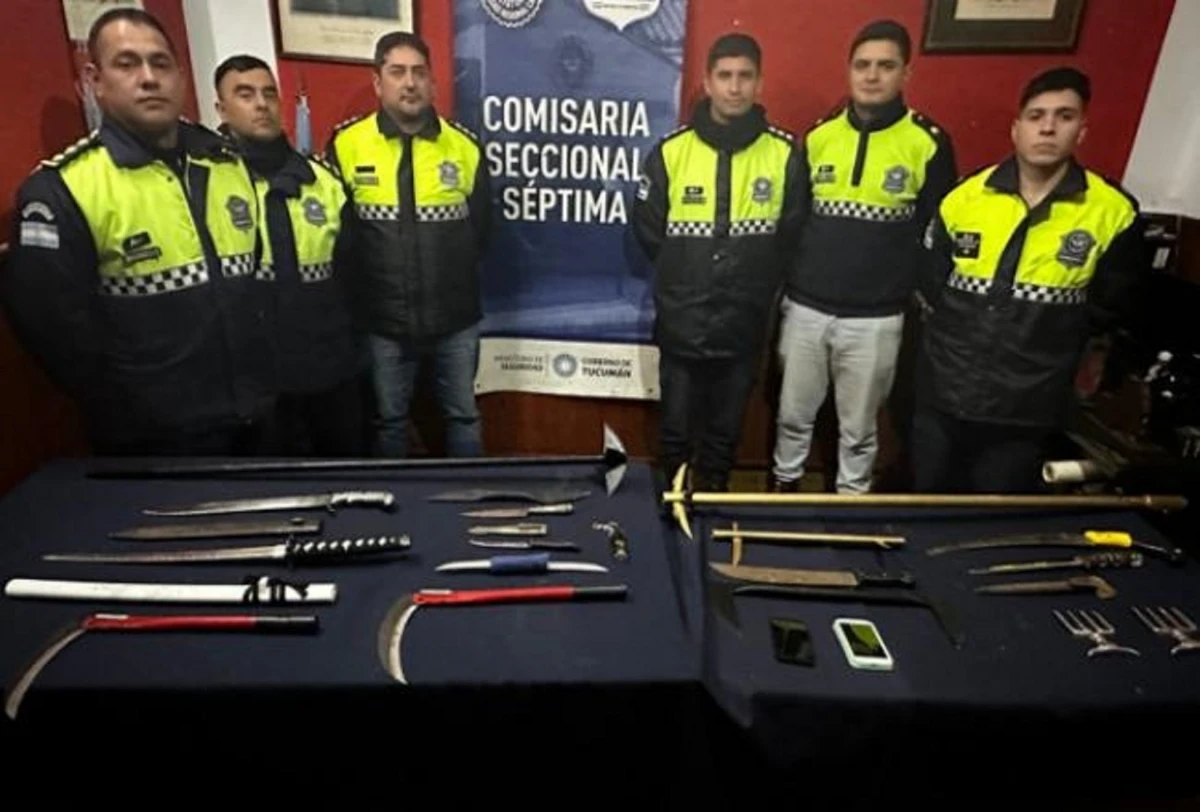 Policías secuestraron armas. COMUNICACIÓN PÚBLICA