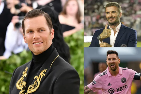 Exceso de calidad: la foto viral de Messi, David Beckham y Tom Brady en Miami