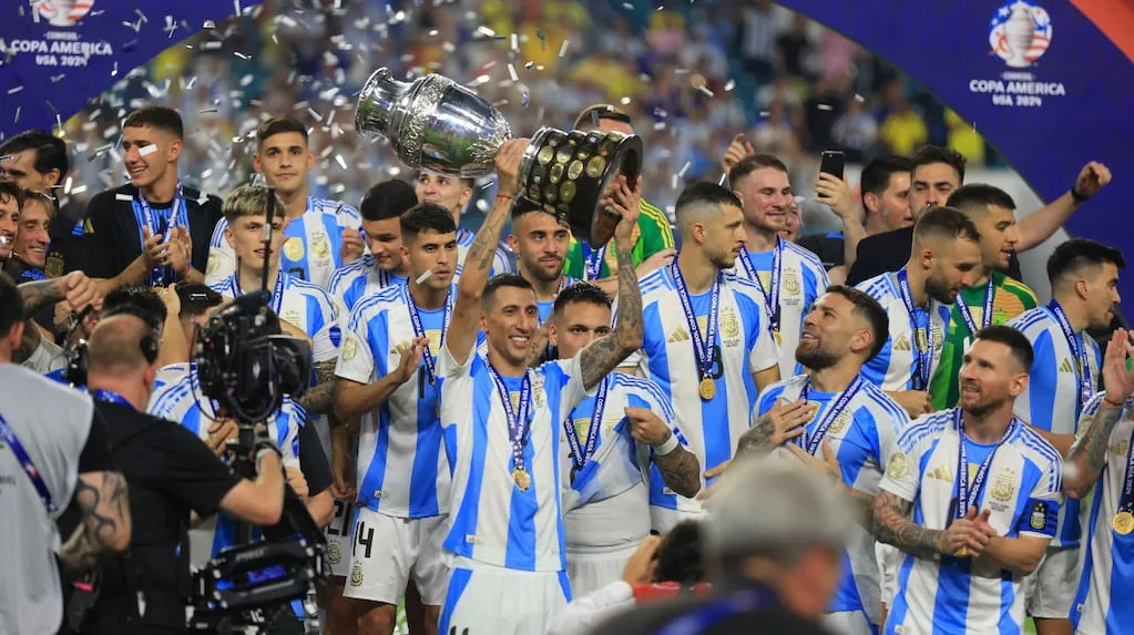 ANTECEDENTE. La Selección argentina viene de conquistar la Copa América de Estados Unidos.