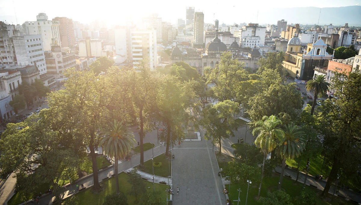 SOLEADO. El SMN pronosticó una máxima cercana a los 26 °C.