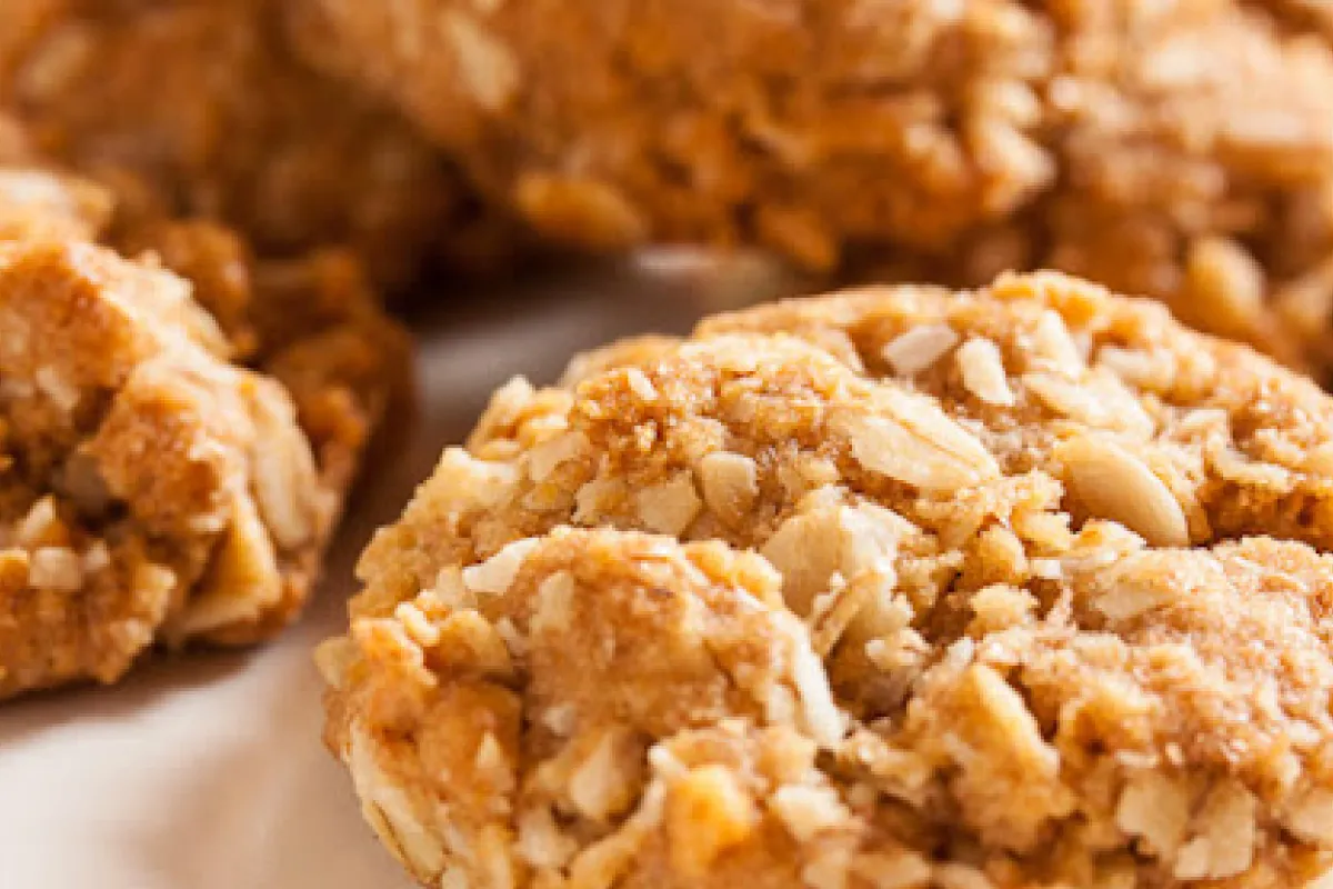 Galletas de avena con tan solo cuatro ingerdientes.