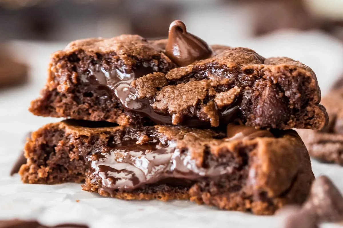 Galletas de chocolate con tan solo tres ingredientes.