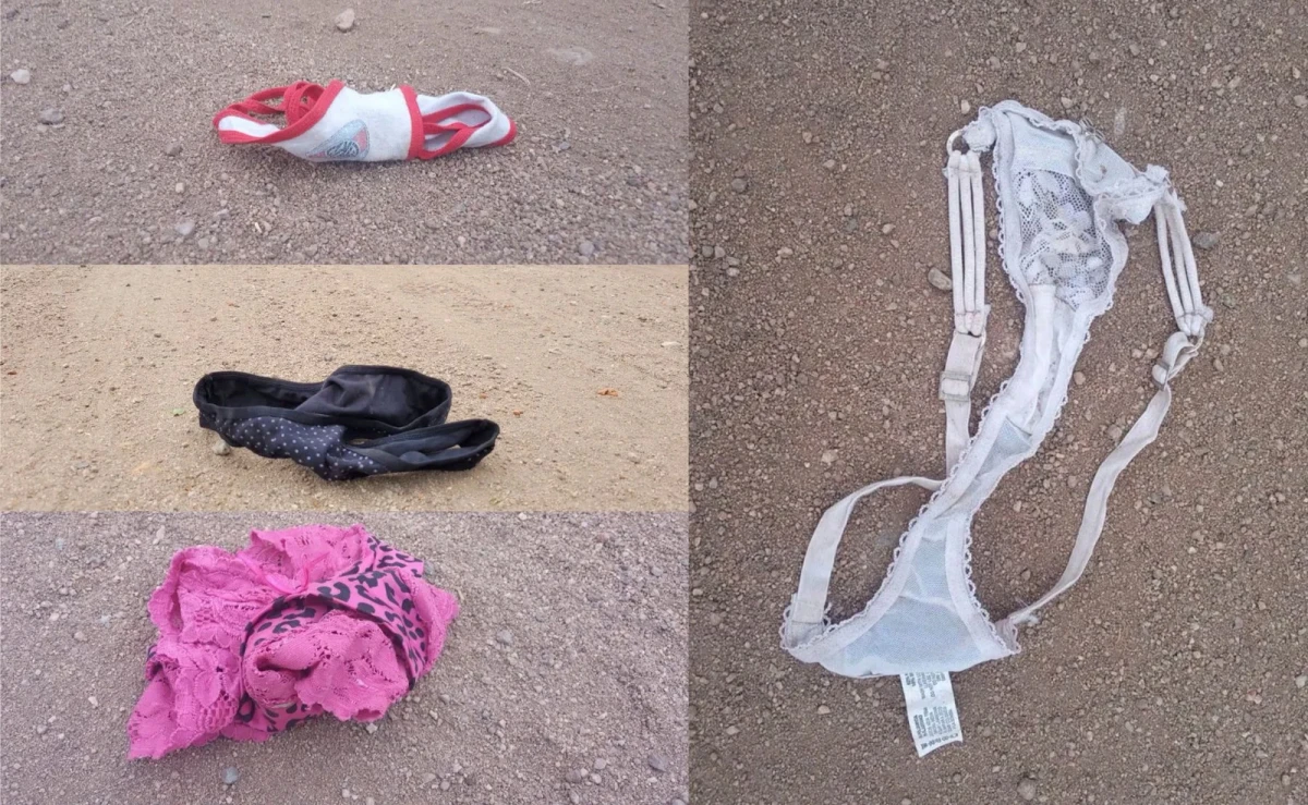 “El camino de las tangas”: por qué aparecieron decenas de bombachas en las calles de una ciudad de Córdoba