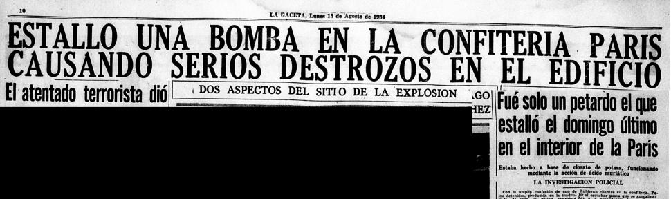 NOTICIAS. La explosión generó caos y sopresa entre los clientes y fue motivos de cobertura hasta que la investigación dio con el culpable.