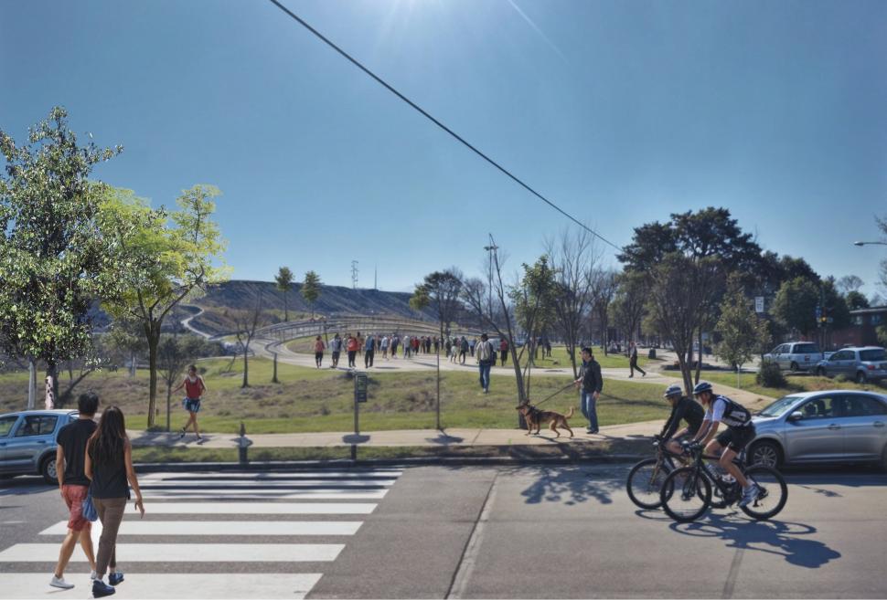 VISTA. Una imagen en la que se proyecta cómo quedará el sitio en el futuro.