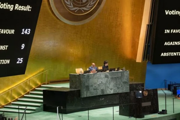 Los 79 de la ONU. Palestina: voto argentino negativo