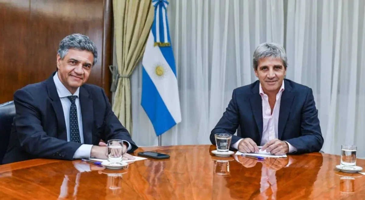 Jorge Macri y Luis Caputo.