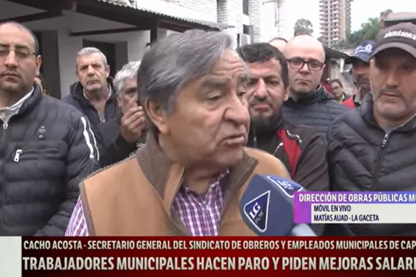 Trabajadores municipales hicieron un paro y denunciaron el desmantelamiento de Obras Públicas