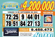 Los Números de Oro de LA GACETA del 14 de septiembre de 2024