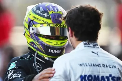 El elogio de Lewis Hamilton para Franco Colapinto, tras el Gran Premio de Bakú