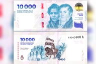 Alerta por los billetes de $10.000: detectaron un error en el reverso y explican el verdadero origen