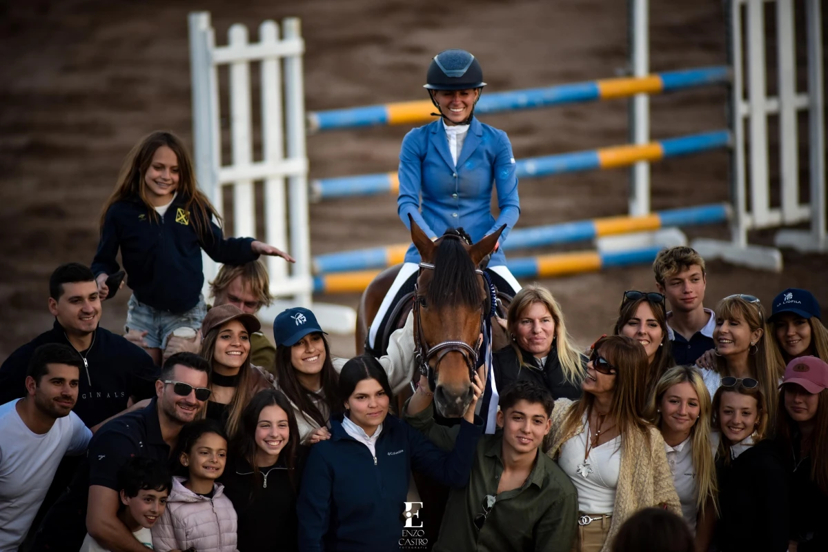 “Lulú” Solórzano se lució en el primer torneo de hipismo de La Liofila