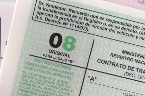 Registro Automotor: ya se puede inscribir vehículos en cualquier dependencia del país