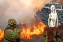 Conmoción en Córdoba: una imagen de la Virgen quedó intacta luego de que los incendios arrasaran con las casas