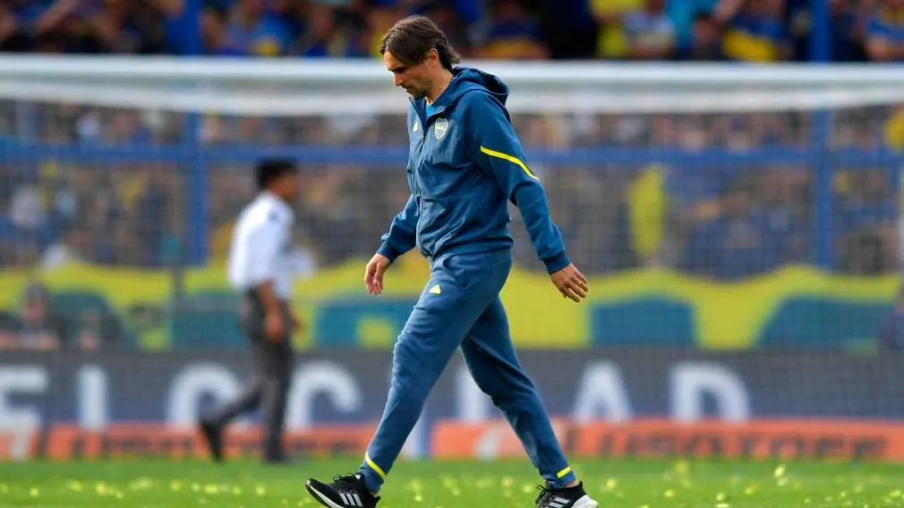 DIRIGIÓ LA PRÁCTICA. Martínez continuaría como entrenador hasta el partido frente a Belgrano. 