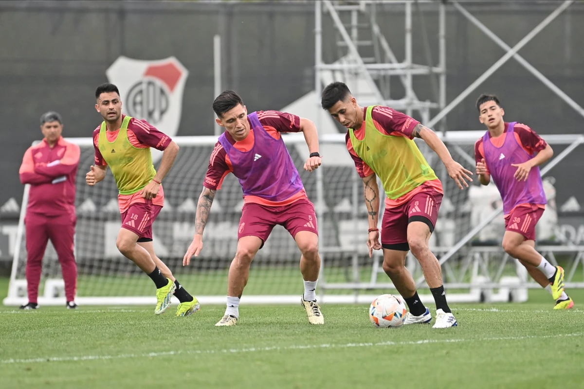 NO SE DETIENE. El plantel Millonario retornó a las prácticas pensando en el cruce contra Colo-Colo.