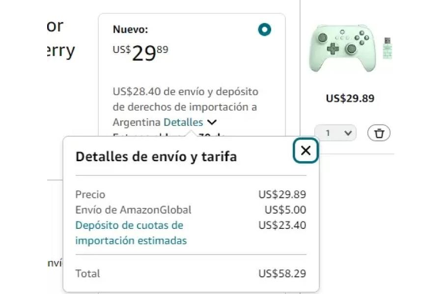 Es importante consultar el precio final del producto antes de realizar la compra.