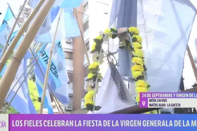 Así celebran los tucumanos la fiesta de la Virgen de la Merced: Es la jefa del pueblo