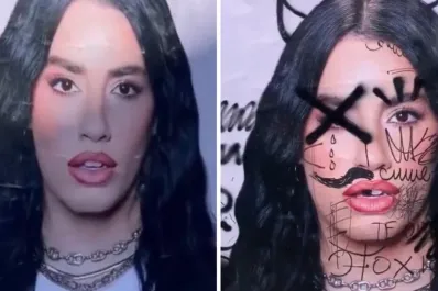 Vandalizaron una gigantografía de Lali Espósito y sus seguidores volcaron la bronca en las redes