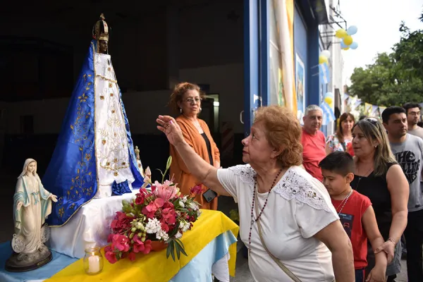 Un dolor tucumano unió la devoción por la Virgen de La Merced y la tragedia del ARA San Juan