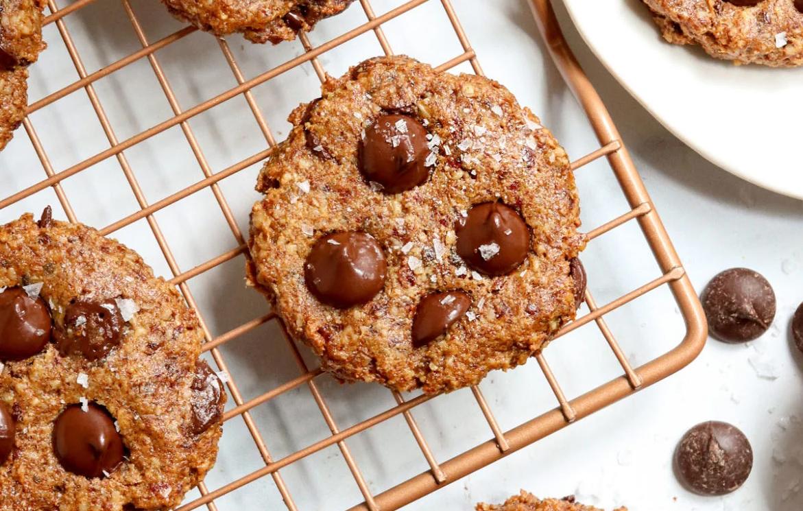 ¿Cómo preparar estas galletas saludables de chips de chocolate?