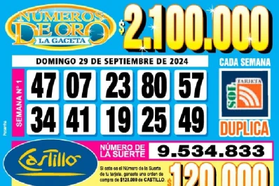 Los Números de Oro de LA GACETA